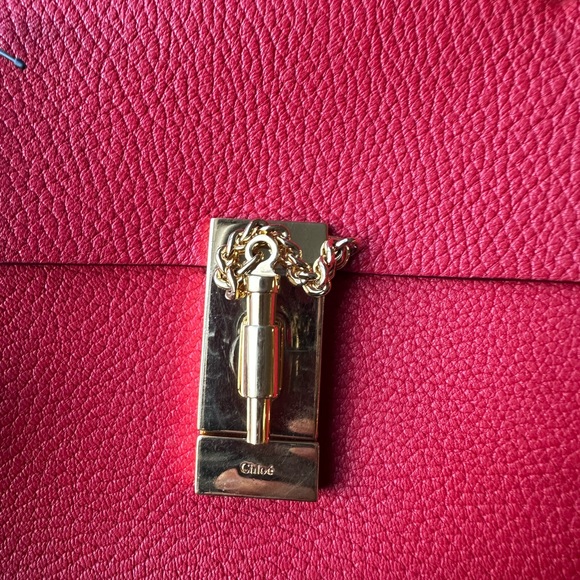 Chloé red mini Drew crossbody bag - Picture 7 of 16